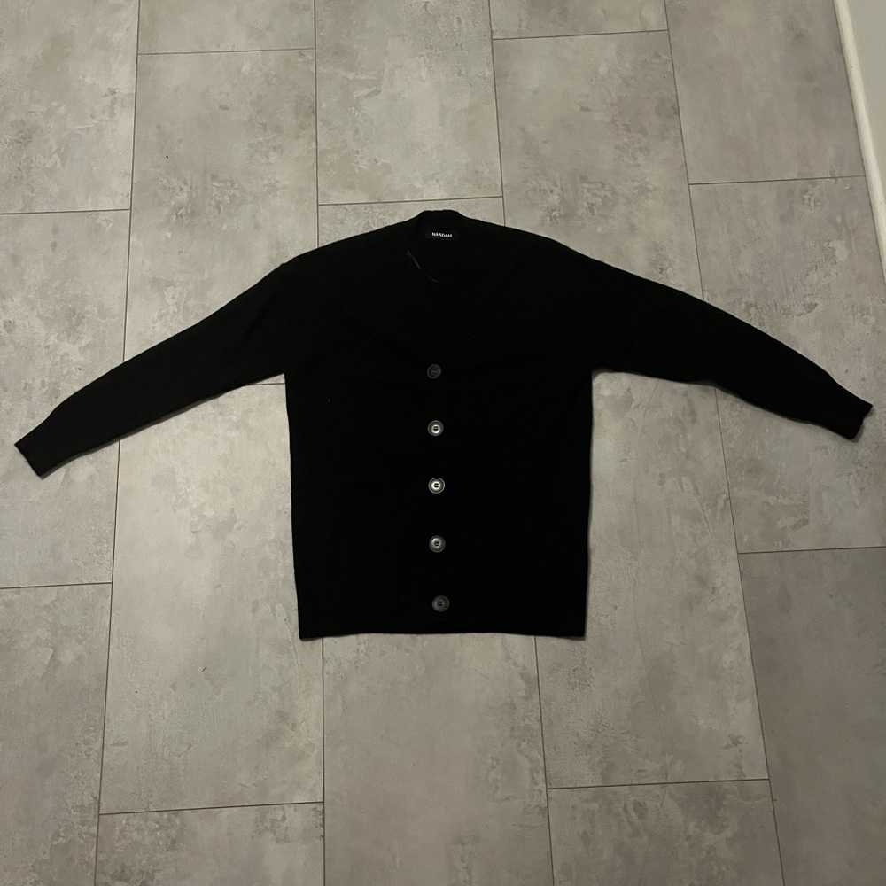Super Soft Black Cashmere Cardigan from Naadam Women’s Size XXS